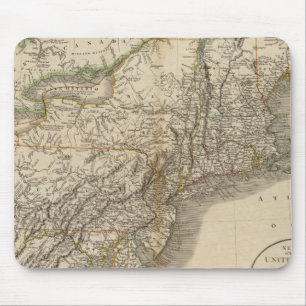 New York, Vermont, New Hampshire usw. Mousepad