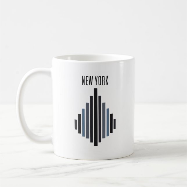 NEW YORK — Vertical Rhythm Kaffeetasse (Links)