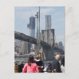 New York verzerrt Postkarte