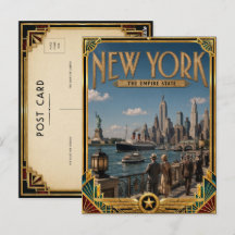 New York Vintage Art Deco Golden Age