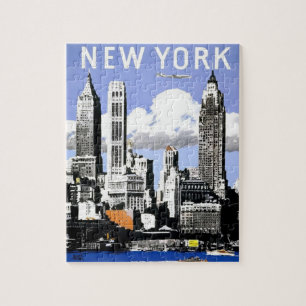 New York Vintage Reise Puzzle