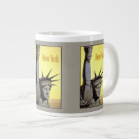 New York Vintage Travel Poster Tasse