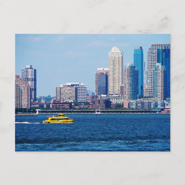 New York Wassertaxi Postkarte (Vorderseite)