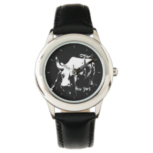 New York Watch New York Bull Souvenir Wristwatch Armbanduhr