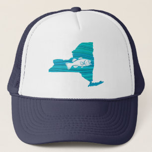 New York Wave Fishing Truckerkappe