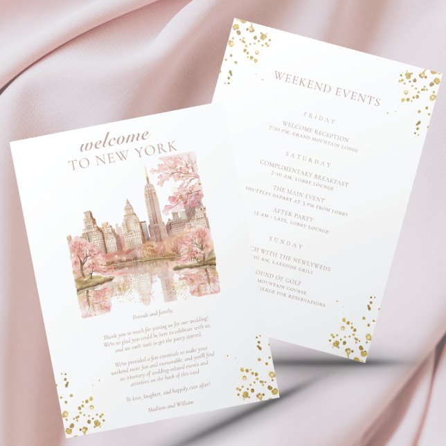 New York Wedding Welcome Letter & Tour (Von Creator hochgeladen)
