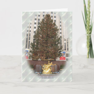 New York Weihnachtskarte Feiertagskarte