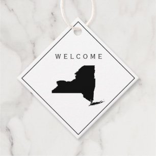 New York Welcome Bag Geschenk Tag für Hochzeitswoc Geschenkanhänger
