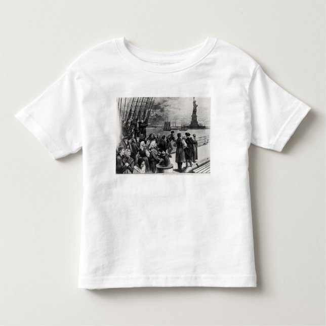 New York - Willkommen zum Land der Freiheit Kleinkind T-shirt (Vorderseite)