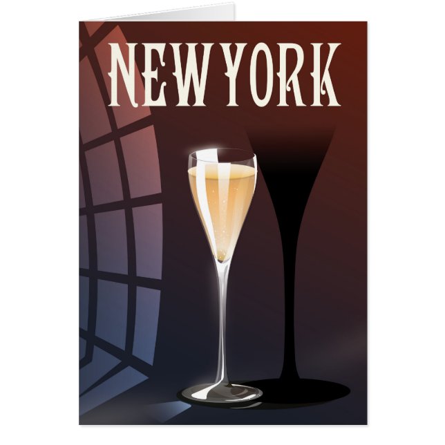 New York Wine travel poster (Vorne)