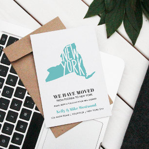 NEW YORK Wir haben neue Adresse Neue Zuhause versc Postkarte