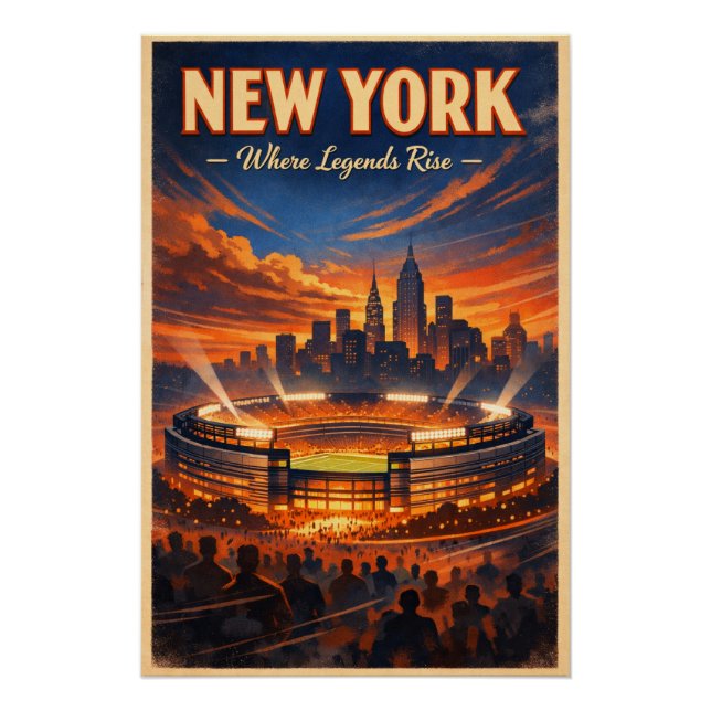 NEW YORK – Wo Legenden entstehen Poster (Vorderseite)