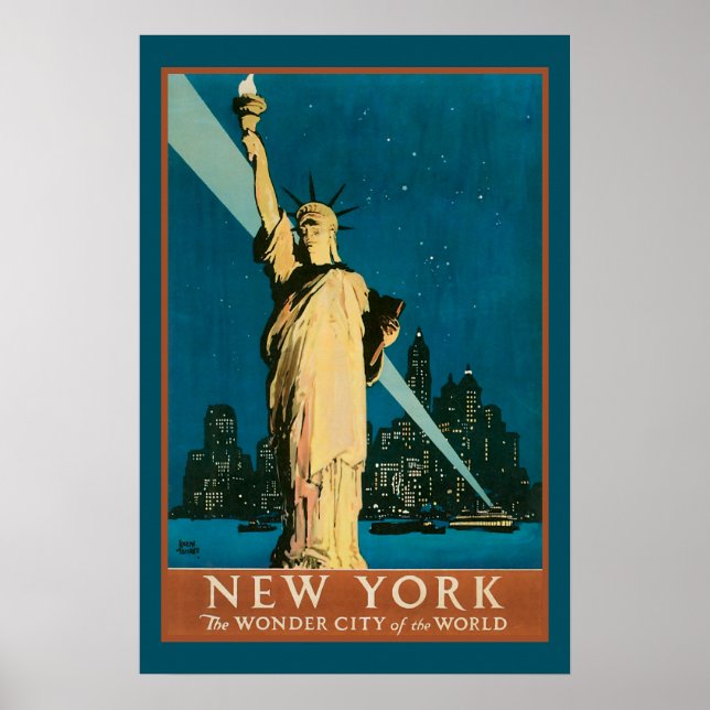 New York Wonder City of the World Poster (Vorne)