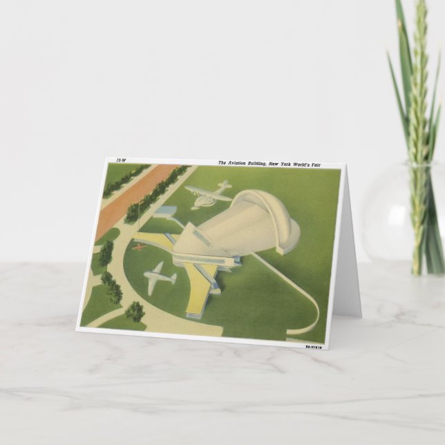 New York World Fair 1939 Grußkarte Dankeskarte (Vorderseite)