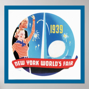 New York World's Fair 1939 Poster