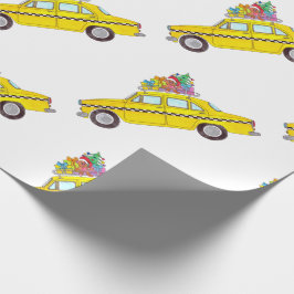 New York Yellow Cab Taxi Weihnachtsgeschenke Geschenkpapier