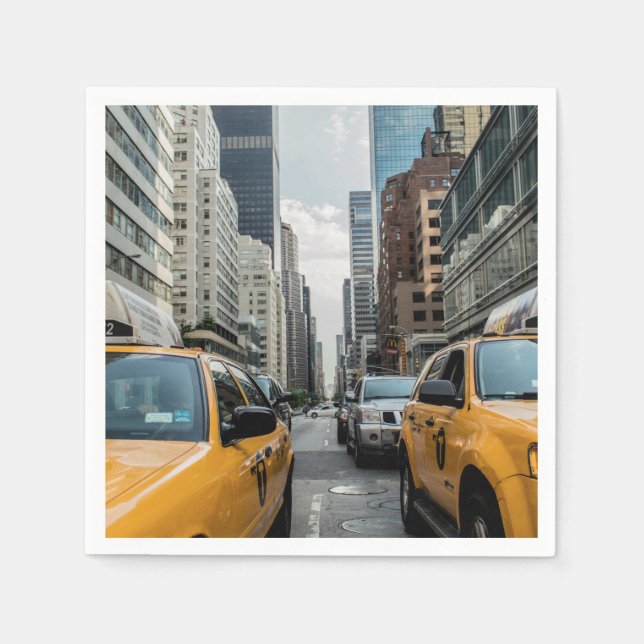 New York Yellow Taxi Serviette (Vorderseite)