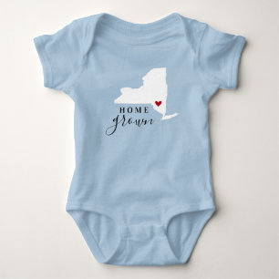New York Zuhause Grown Staat T-Shirt Baby Strampler