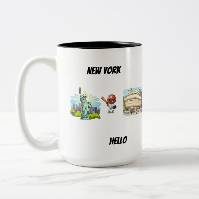 New York Zweifarbige Tasse (Links)