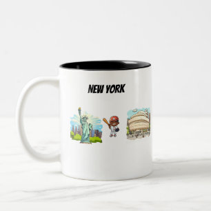 New York Zweifarbige Tasse
