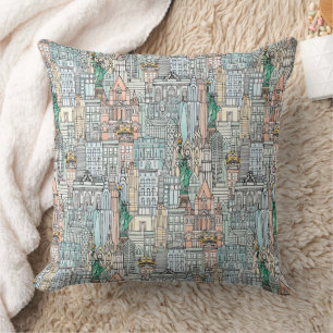 New- YorkAquarell Kissen