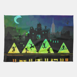 New- YorkBoogie-Nächte Geschirrtuch