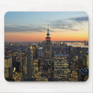 New- Yorkdämmerungs-Skyline Mousepad
