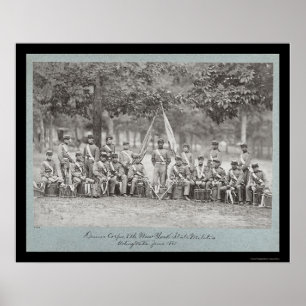 New- YorkDrum Corps in Arlington, VA 1861 Poster
