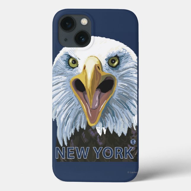 New YorkEagle Up Nah Case-Mate iPhone Hülle (Rückseite)