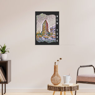 New Yorker Ästhetik-Mosaik-Kunst        Poster