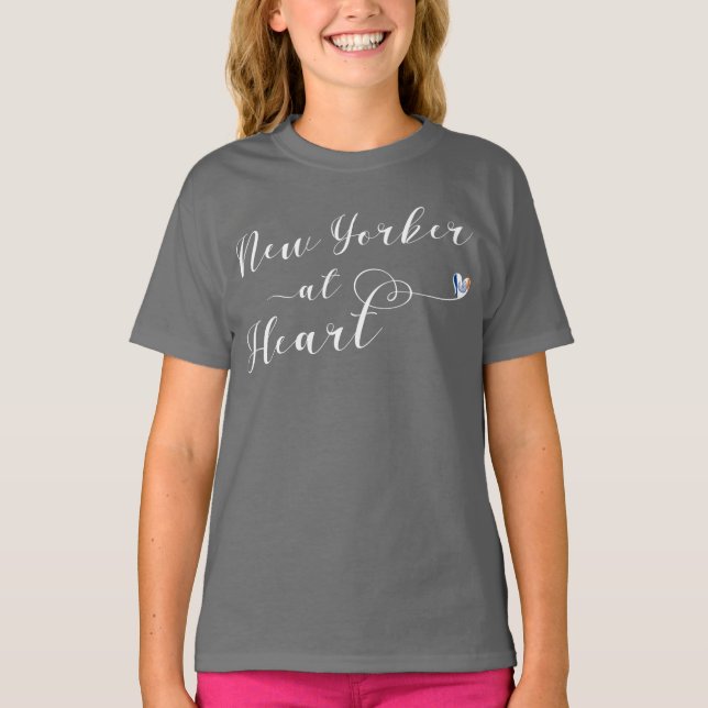 New Yorker at Heart, NYC T-Shirt (Vorderseite)