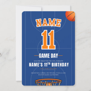 New Yorker Basketball-Geburtstagsfeier-Einladung   Einladung