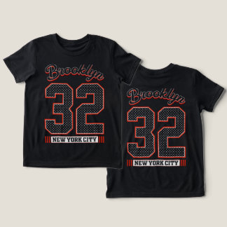 New Yorker Brooklyn Athletik Typografie Grafikdesi Tri-Blend Shirt