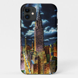 New Yorker Chrysler Building bei Nacht Case-Mate iPhone Hülle