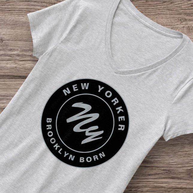 New Yorker City Empire Stater Geboren Brooklyn Ny T-Shirt (Von Creator hochgeladen)