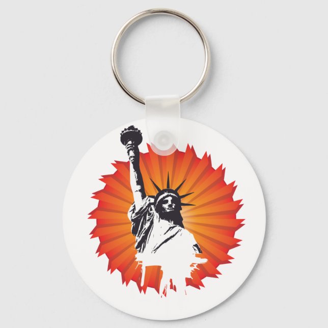 New Yorker City-Schlüsselketten Schlüsselanhänger (Vorderseite)