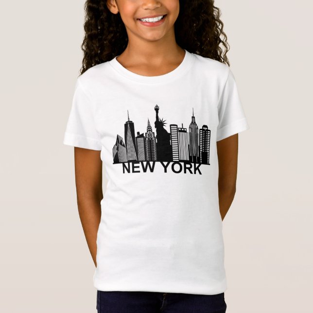 New Yorker City Silhouette T-Shirt (Vorderseite)