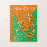 New Yorker Cover February 1926 - 11x14 Puzzle<br><div class="desc">Florida,  the State,  as depicted on the cover of The New Yorker Magazine February 13,  1926. Charming. fun and repurposed here as an 11x14 jigsaw puzzle.</div>
