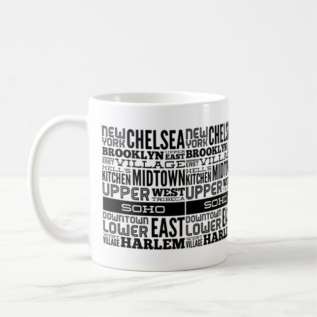 New Yorker Erinnerungen Kaffeetasse (Links)