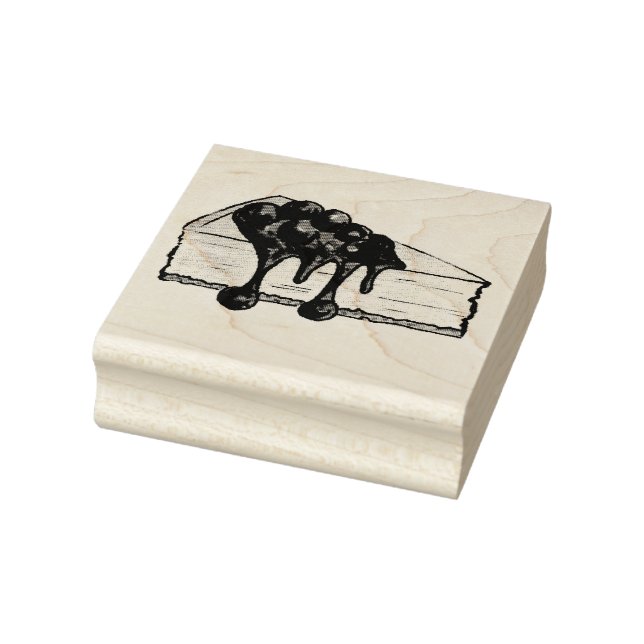 New Yorker Feinschmecker Cherry Cheesecake Slice N Gummistempel (Stempel)