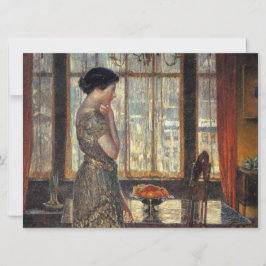 New Yorker Fenster im Winter (von Childe Hassam) Karte