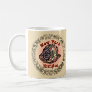 New Yorker Feuerwehrmann Tasse