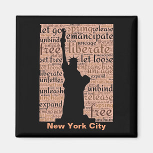 New Yorker Freiheitsstatue Magnet