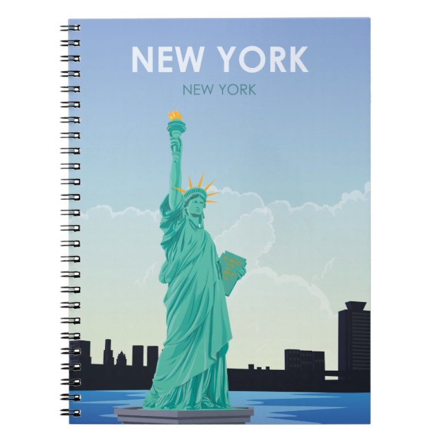 New Yorker Freiheitsstatue Notizblock (Vorderseite)