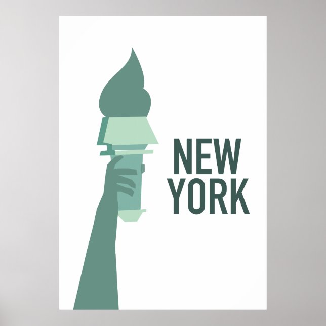 New Yorker Freiheitsstatue Poster (Vorne)