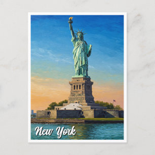 New Yorker Freiheitsstatue Postkarte