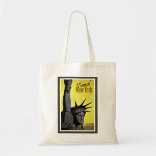 New Yorker Freiheitsstatue Retro Vintag Tragetasche