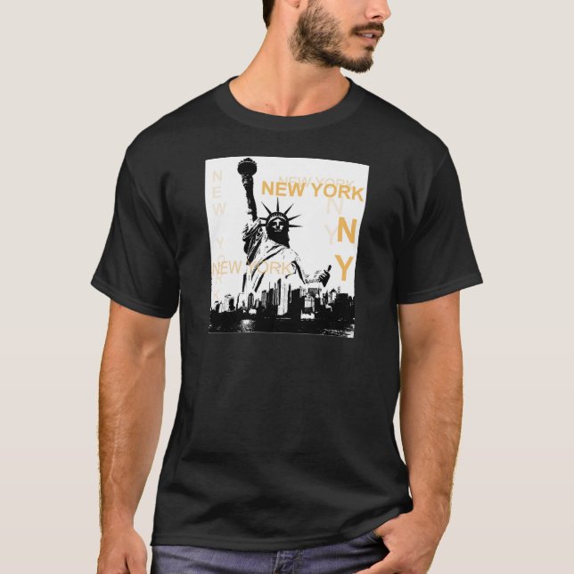 New Yorker Freiheitsstatue T-Shirt (Vorderseite)