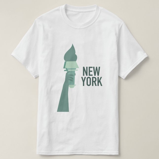 New Yorker Freiheitsstatue T-Shirt (Design vorne)