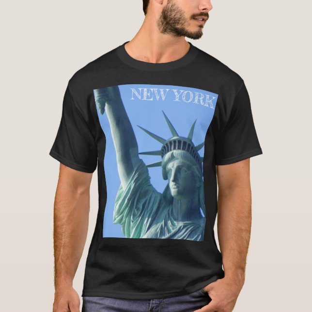 New Yorker Freiheitsstatue T - Shirt (Vorderseite)